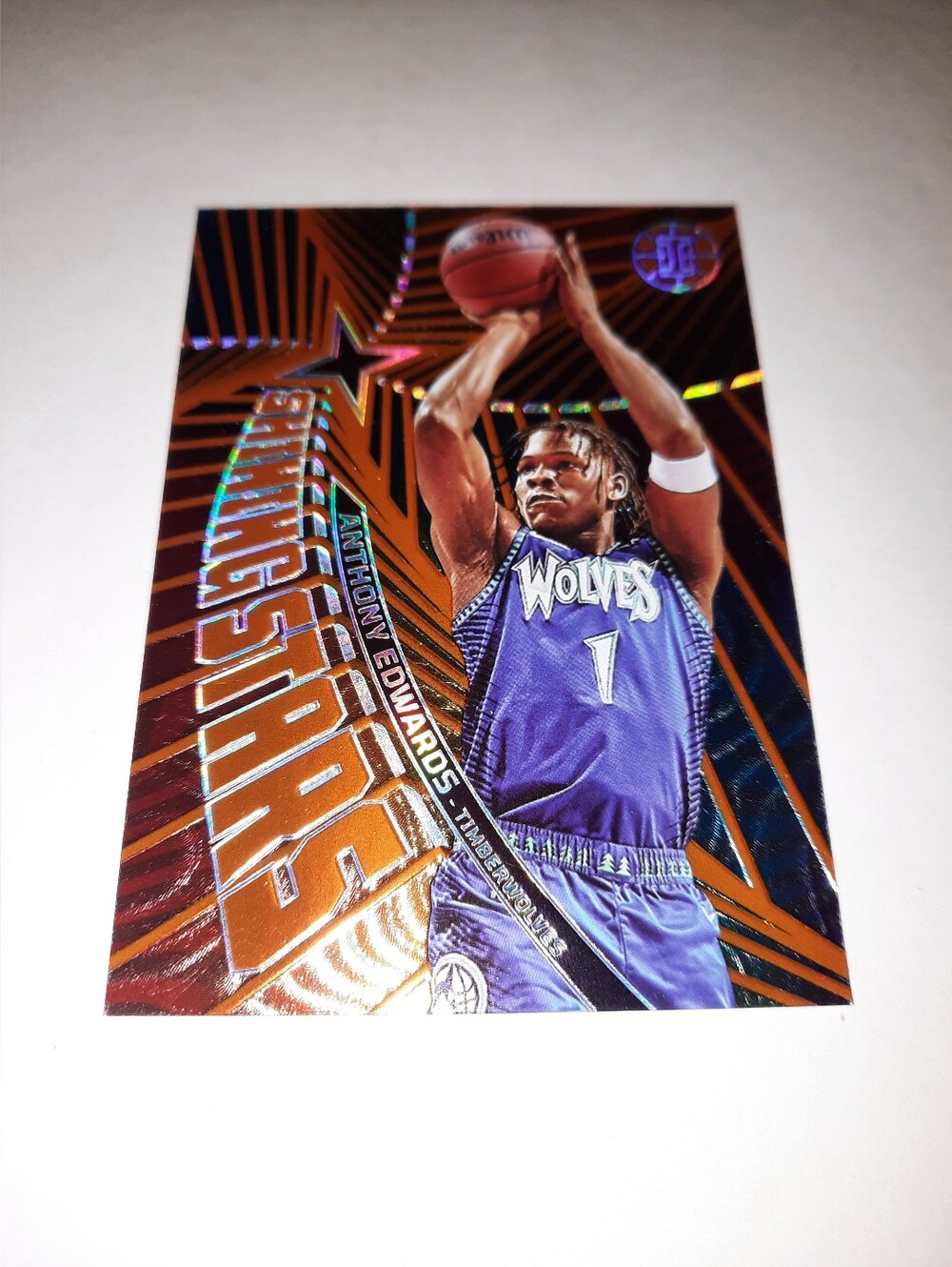 Anthony Edwards 2020-21 Illusions Shining Stars Timberwolves